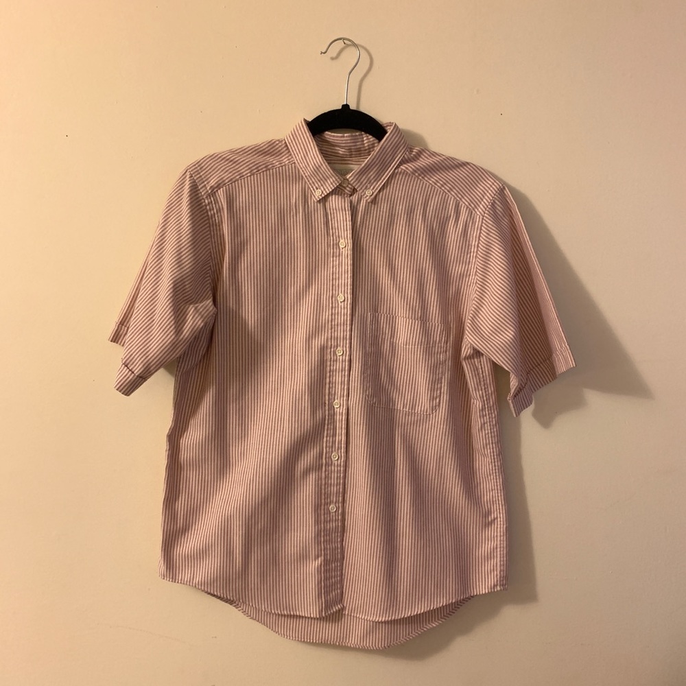 Vintage Lands’ End Shortsleeved Button Down Shirt